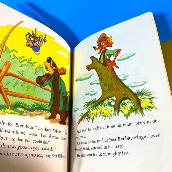 WALT DISNEY PRESENTS UNCLE REMUS A LITTLE GOLDEN BOOK HARDCOVER Copyright 1947 - Picture 9 of 14